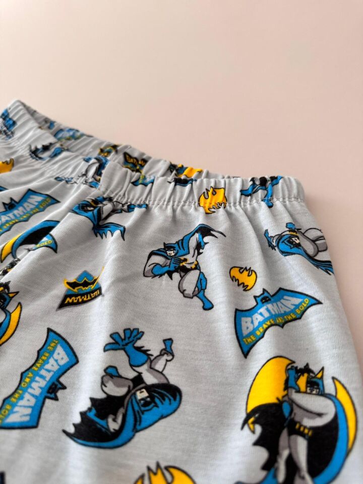 Batman Baskılı Erkek Çocuk Pijama Takımı