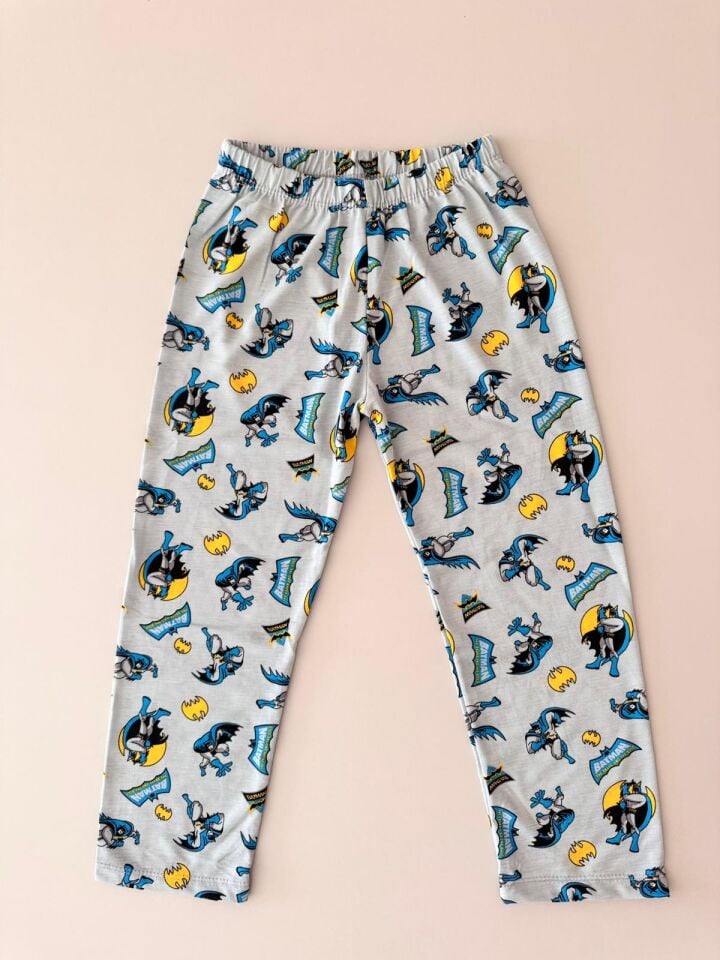 Batman Baskılı Erkek Çocuk Pijama Takımı