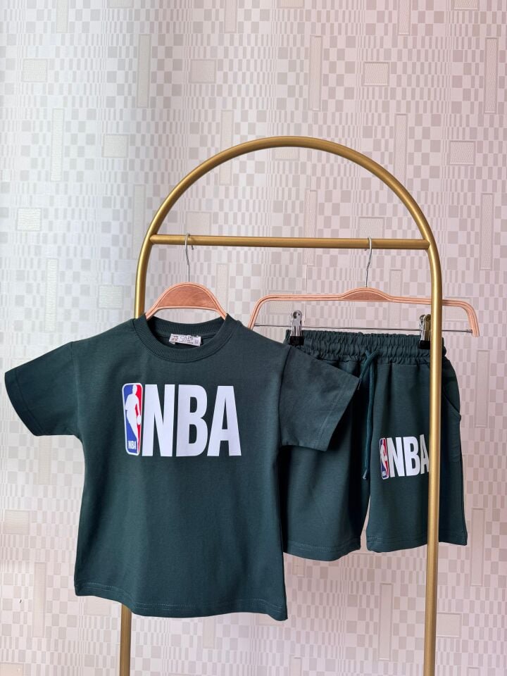 NBA Baskılı Erkek Çocuk Şortlu Takımı