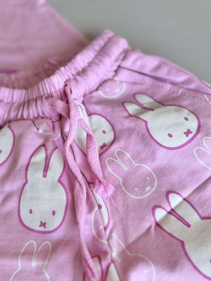 MIFFY  Baskılı Kız Çocuk Şortlu Takım