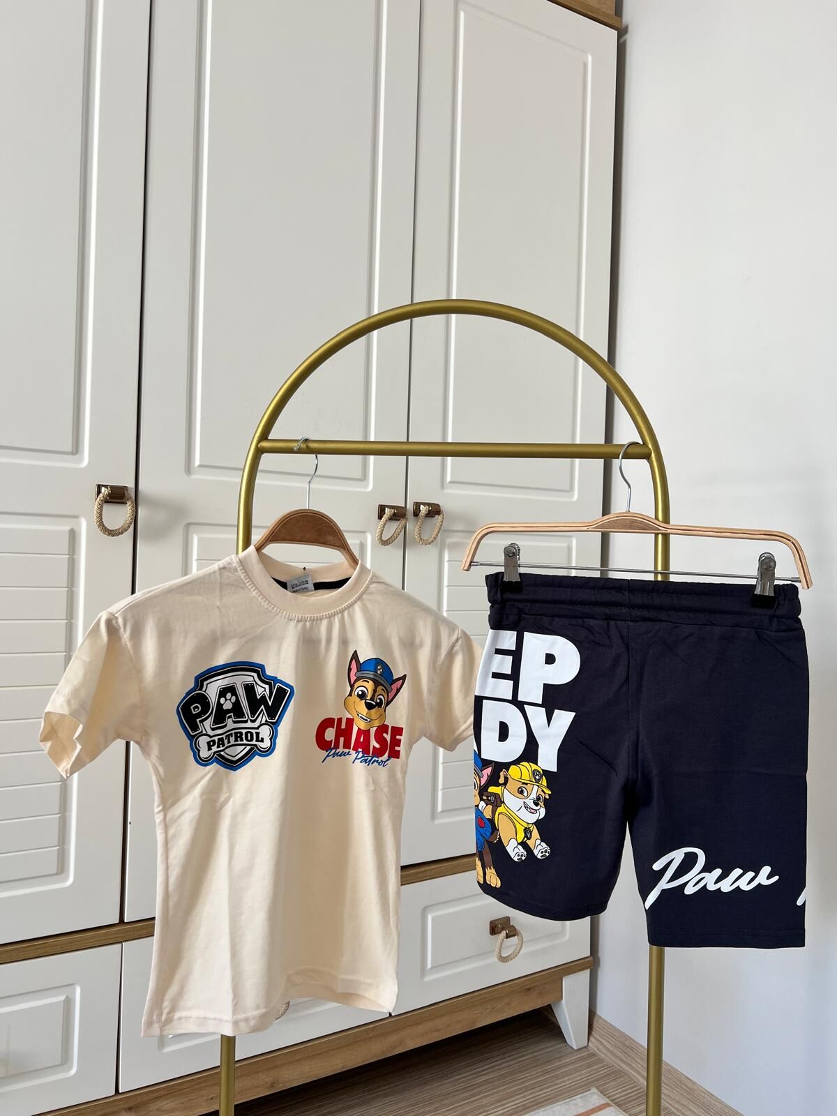 PAW PATROL Baskılı Erkek Çocuk Şortlu Takım