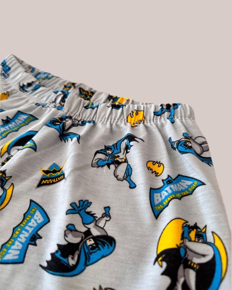 Batman Baskılı Erkek Çocuk Pijama Takımı